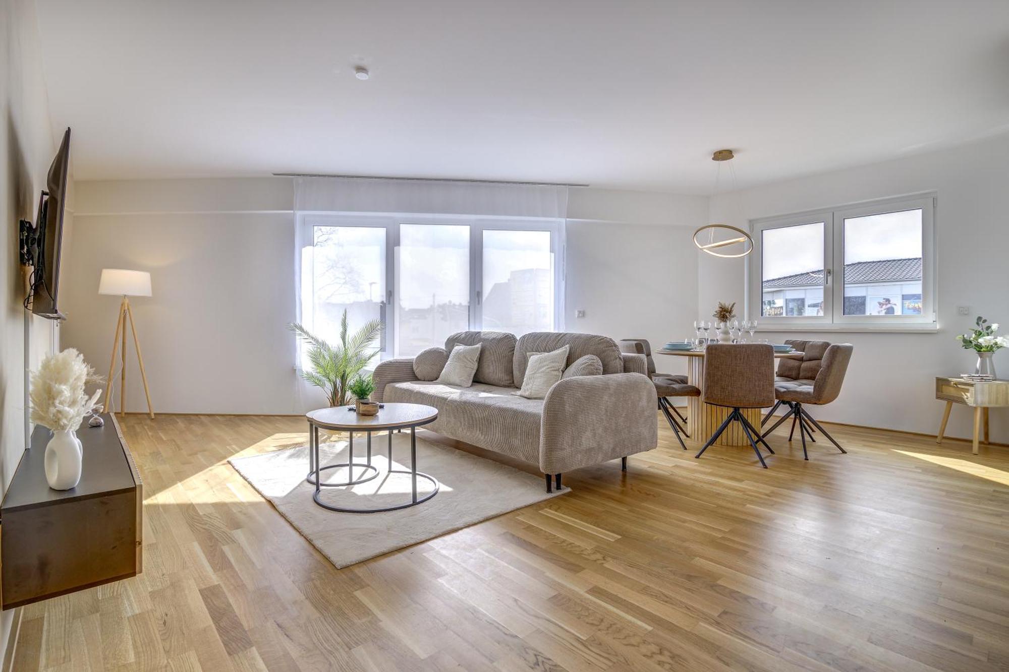 Exklusive 3-Zimmer Luxus-Maisonette In Hochheim - Naehe Frankfurt Flughafen, Wiesbaden Und Mainz Hochheim am Main Exteriér fotografie